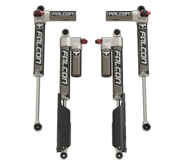 Teraflex: Gladiator JT: комплект амортизаторів Falcon SP2 3.3 Fast Adjust Piggyback 2–3 ліфт (3.6L)
