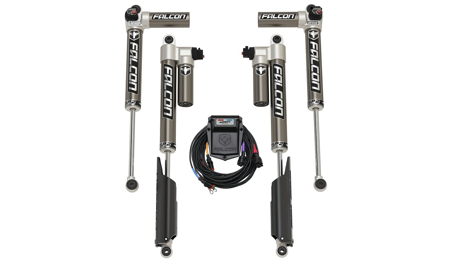 Teraflex: Gladiator JT: комплект амортизаторів Falcon SP2 3.5 aDAPT Piggyback 3.5–4.5 ліфт Long-Travel (3.6L)
