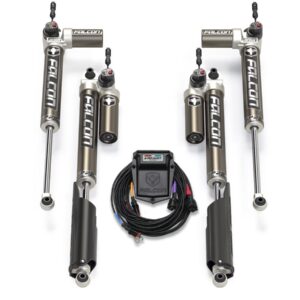 Teraflex: Gladiator JT: комплект амортизаторів Falcon SP2 3.5 e-Adjust Piggyback 3.5–4.5 Long-Travel (3.0L EcoDiesel)