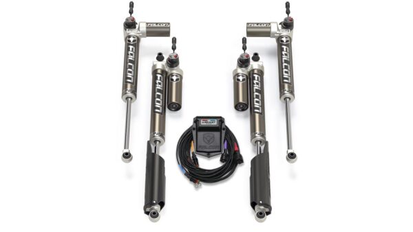 Teraflex: Gladiator JT: комплект амортизаторів Falcon SP2 3.5 e-Adjust Piggyback 3.5–4.5 Long-Travel (3.0L EcoDiesel)