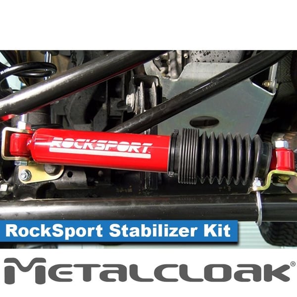 Metalcloak: Wrangler JK: рульовий демпфер RockSport RED