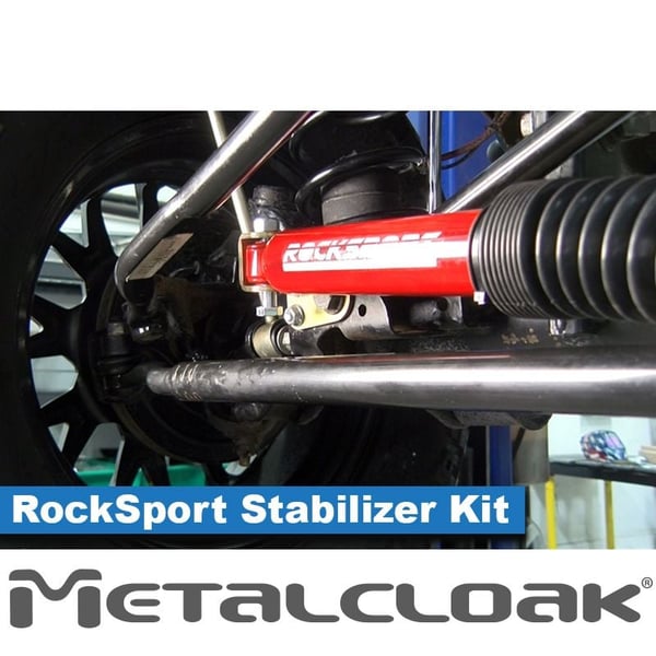 Metalcloak: Wrangler JK: рульовий демпфер RockSport RED