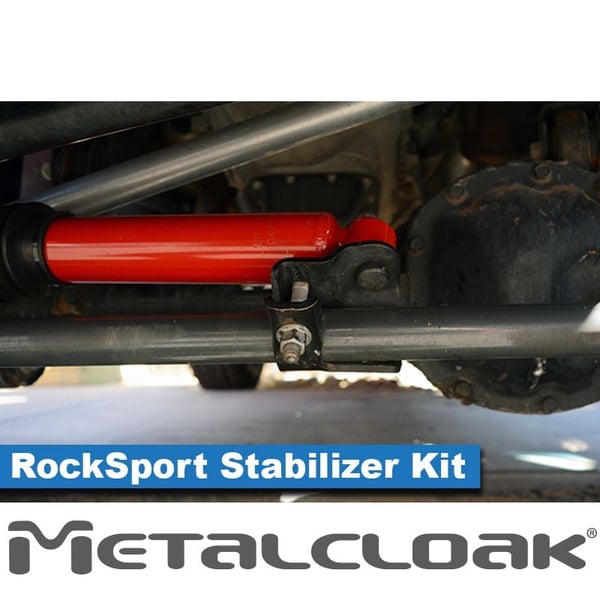 Metalcloak: Wrangler JK: рульовий демпфер RockSport RED