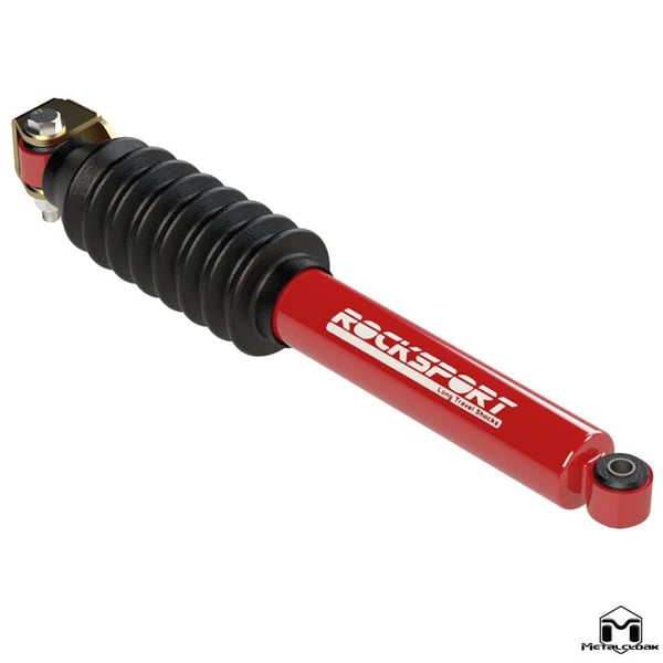 Metalcloak: Wrangler JK: рульовий демпфер RockSport RED