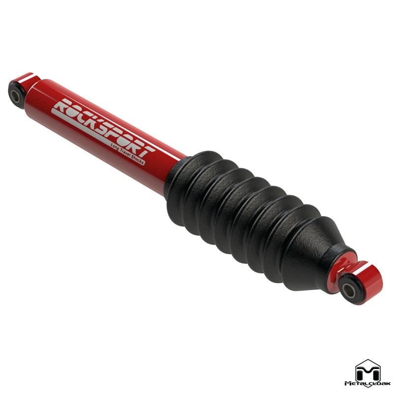 Metalcloak: Wrangler JL / Gladiator JT: рульовий демпфер RockSport RED