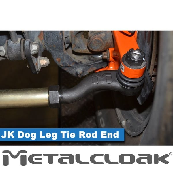 Metalcloak: Wrangler JK: накінечник нижньої рульової тяги Dog Leg, правий, сторона водія