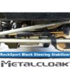 Metalcloak: Wrangler JK / JL / Gladiator JT: регульований рульовий демпфер RockSport Black XD