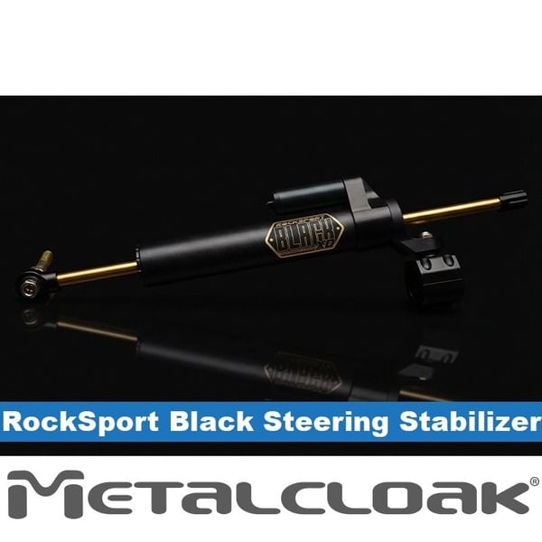Metalcloak: Wrangler JK / JL / Gladiator JT: регульований рульовий демпфер RockSport Black XD