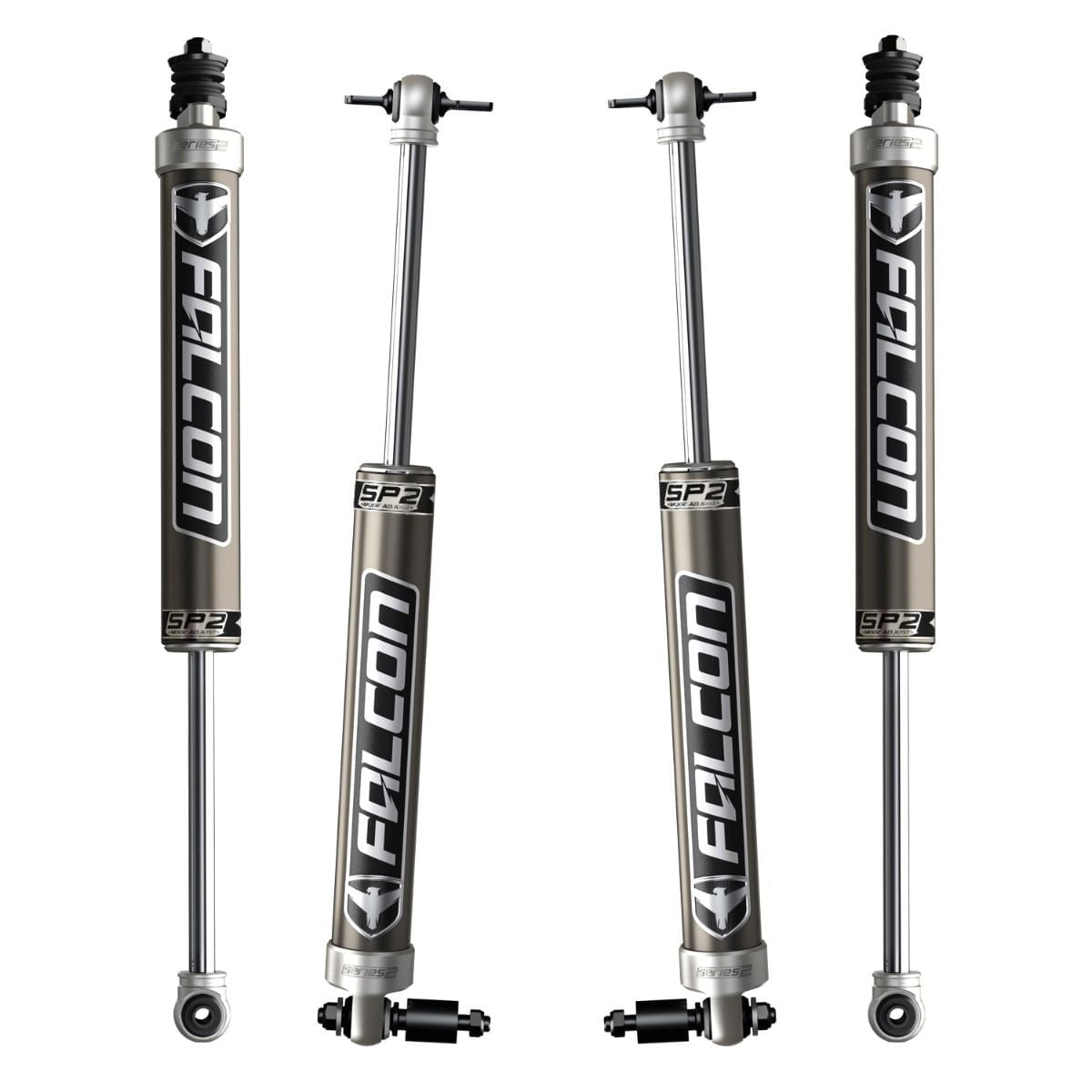 Teraflex: Wrangler JK 2dr: к-кт амортизаторів Falcon SP2 2.1 Monotube ліфт 4–6