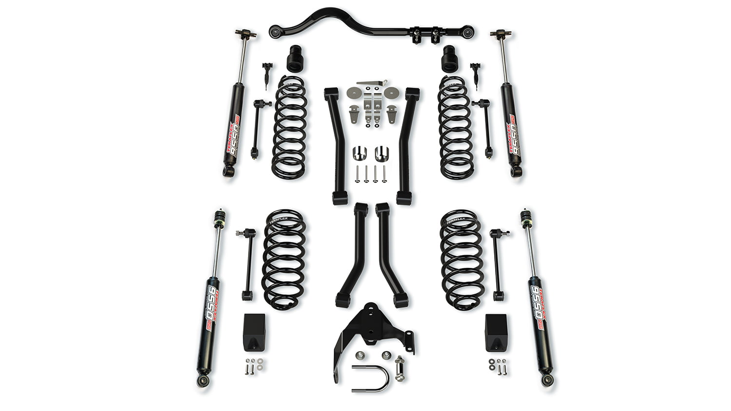 Teraflex: Wrangler JK 4dr: к-кт підвіски 3 Sport Control, амортизатори 9550 VSS