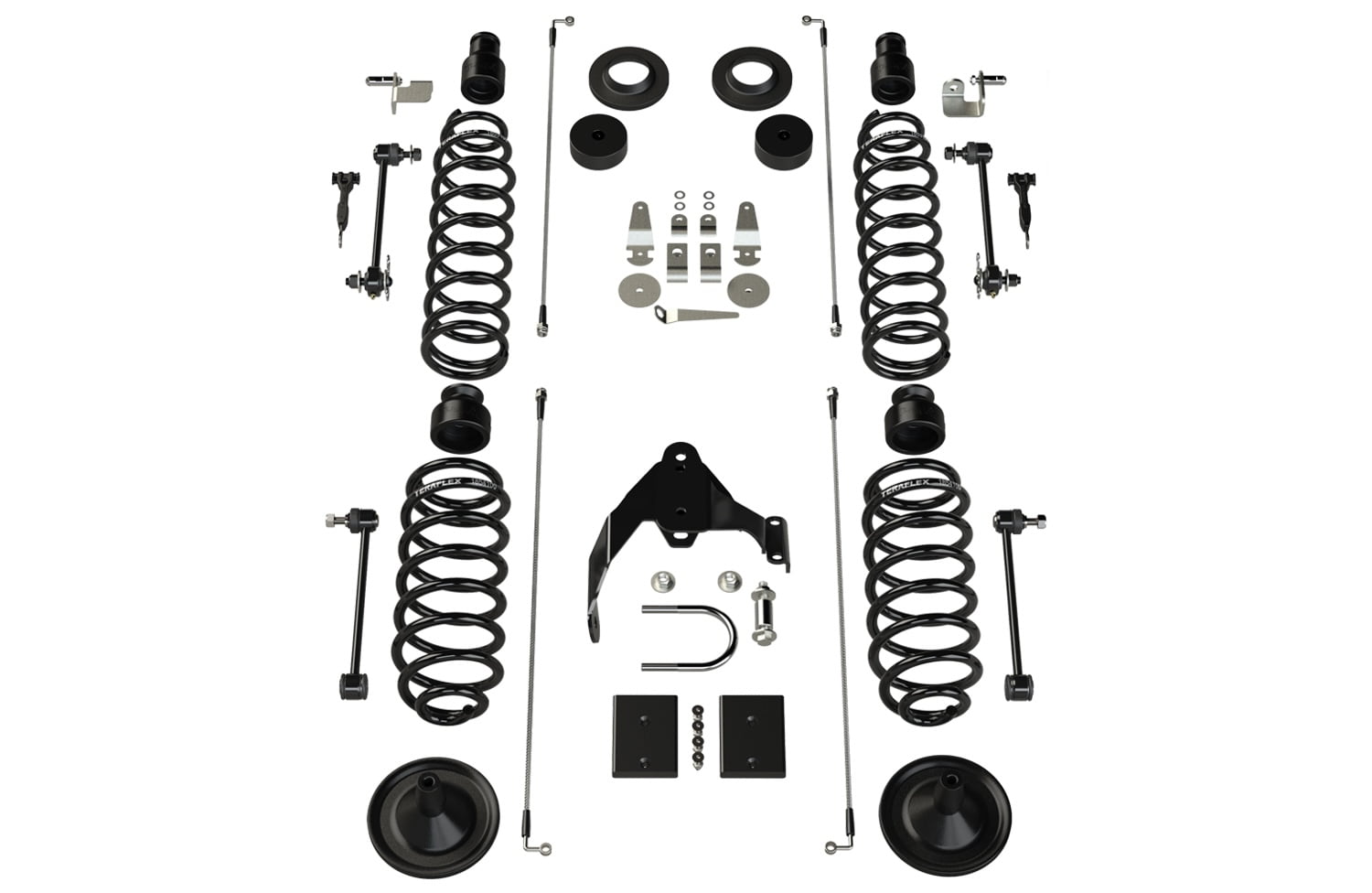 Teraflex: Wrangler JK 4dr: пакет пружин підвіски 4