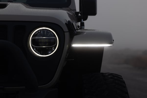 AAL: Wrangler JL / Gladiator JT: к-кт ліхтарів денного світла для високих розширювачів арок