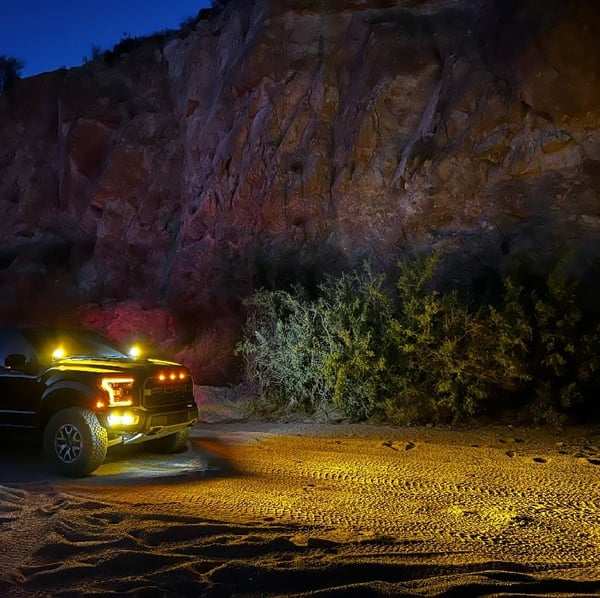 ARB: Wrangler JL / Gladiator JT / Wrangler JK: к-кт ламп NACHO Quatro Off-Road Spot
