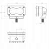 Baja Designs: Wrangler JL / Gladiator JT / Wrangler JK: світлодіодна лампа S2 Sport, чорна, шт.