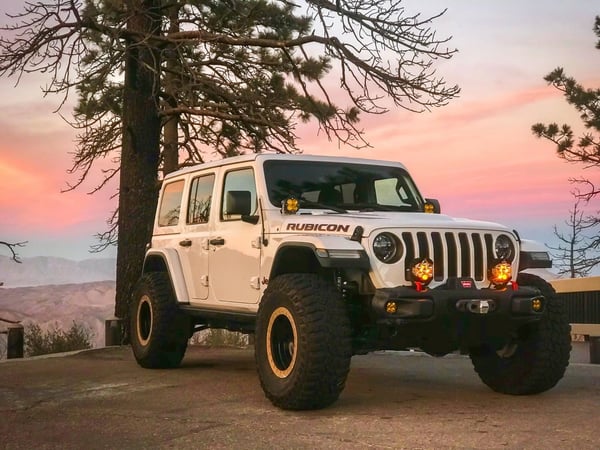 Baja Designs: Wrangler JL / Gladiator JT / Wrangler JK: лампа Offroad LED LP6 PRO White Combo