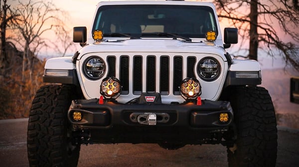 Baja Designs: Wrangler JL / Gladiator JT / Wrangler JK: лампа Offroad LED LP6 PRO White Combo