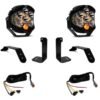 Baja Designs: Wrangler JL / Gladiator JT: к-кт ліхтарів LP6 Pro Driving Combo AUX (пластик. бампер)