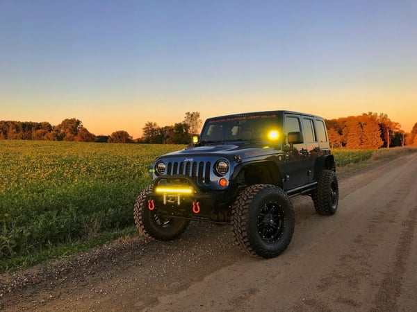 Baja Designs: Wrangler JL / Gladiator JT / Wrangler JK: пряма світлодіодна балка серії S8