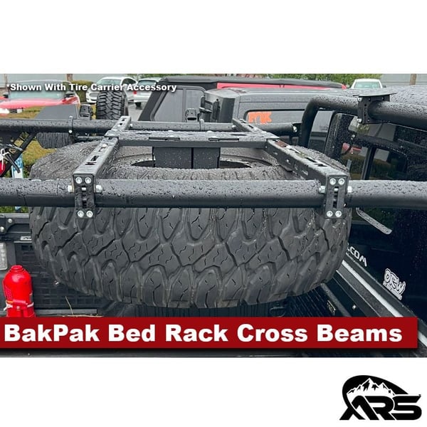 Metalcloak: Gladiator JT: к-кт поперечних балок BakPak Heavy Duty Utility & RTT Multi-Mount