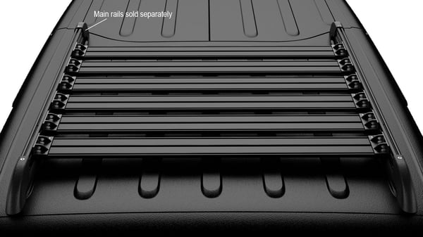 Teraflex: Wrangler JK 4dr: к-кт планок дахового багажника Nebo чорні (6 шт.)
