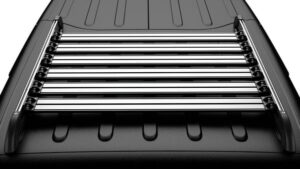 Teraflex: Wrangler JK 4dr: к-кт планок дахового багажника Nebo срібні (6 шт.)