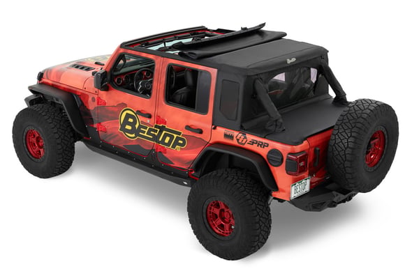 Bestop: Wrangler JL 4D: дах HALFTOP (Black Diamond)