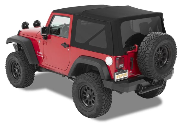 Bestop: Wrangler JK 2D: дах SUPERTOP (Premium Black Twill)