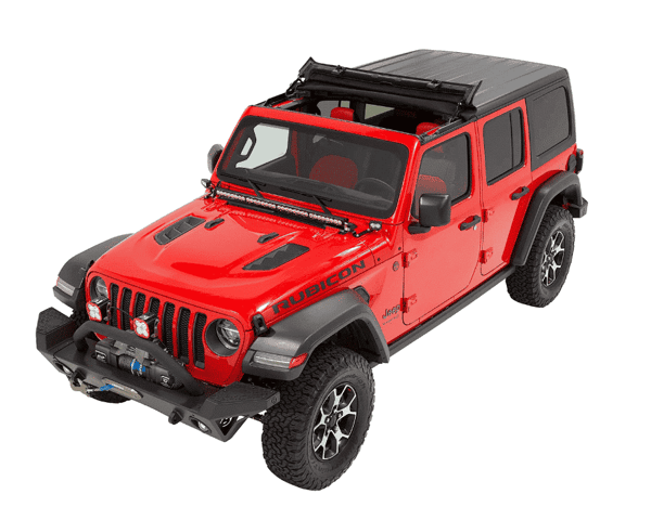 Bestop: Gladiator JT / Wrangler JL 2/4D: складний дах Sunrider (Black Diamond)
